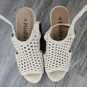 Mudd Wedge Sandals